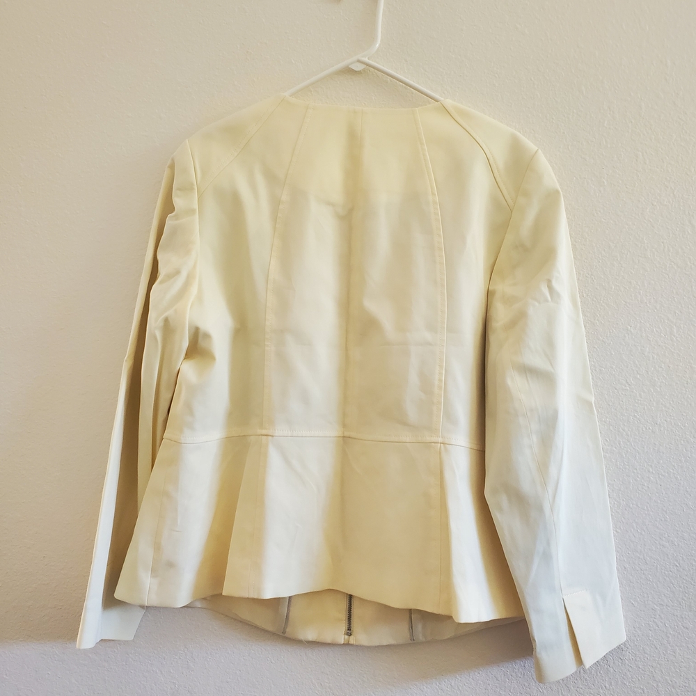 NWT Talbots Butter Yellow Women's Suit Jacket Size 16W - Picture 2 of 9